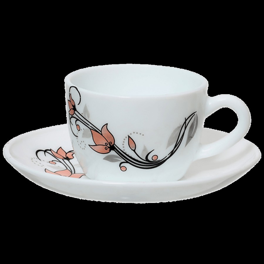 LaOpala Chai/Opalware Cup & Saucer Set - Princess