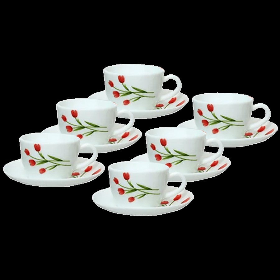 LaOpala Chai/Opalware Cup & Saucer Set - Princess