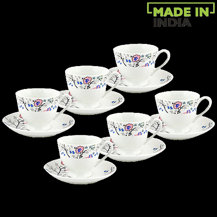 Raja Chai/Tea/Coffee Cups & Saucer - Chain Series