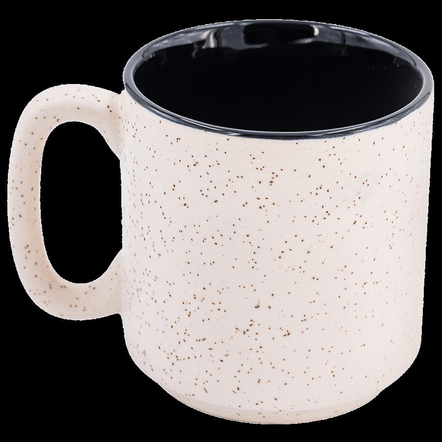 Tibros Ceramic Stoneware Sparkle 1110 Single Tea/Coffee Mug - Lightweight