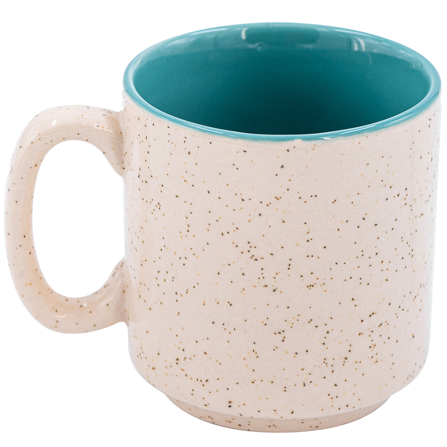 Tibros Ceramic Stoneware Sparkle 1110 Single Tea/Coffee Mug - Lightweight