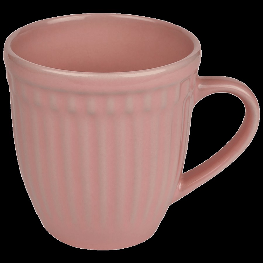 Urban Chef Listra Ceramic Coffee Mug - Peach