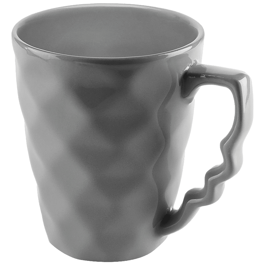 Urban Chef Prism Ceramic Coffee Mug - Grey