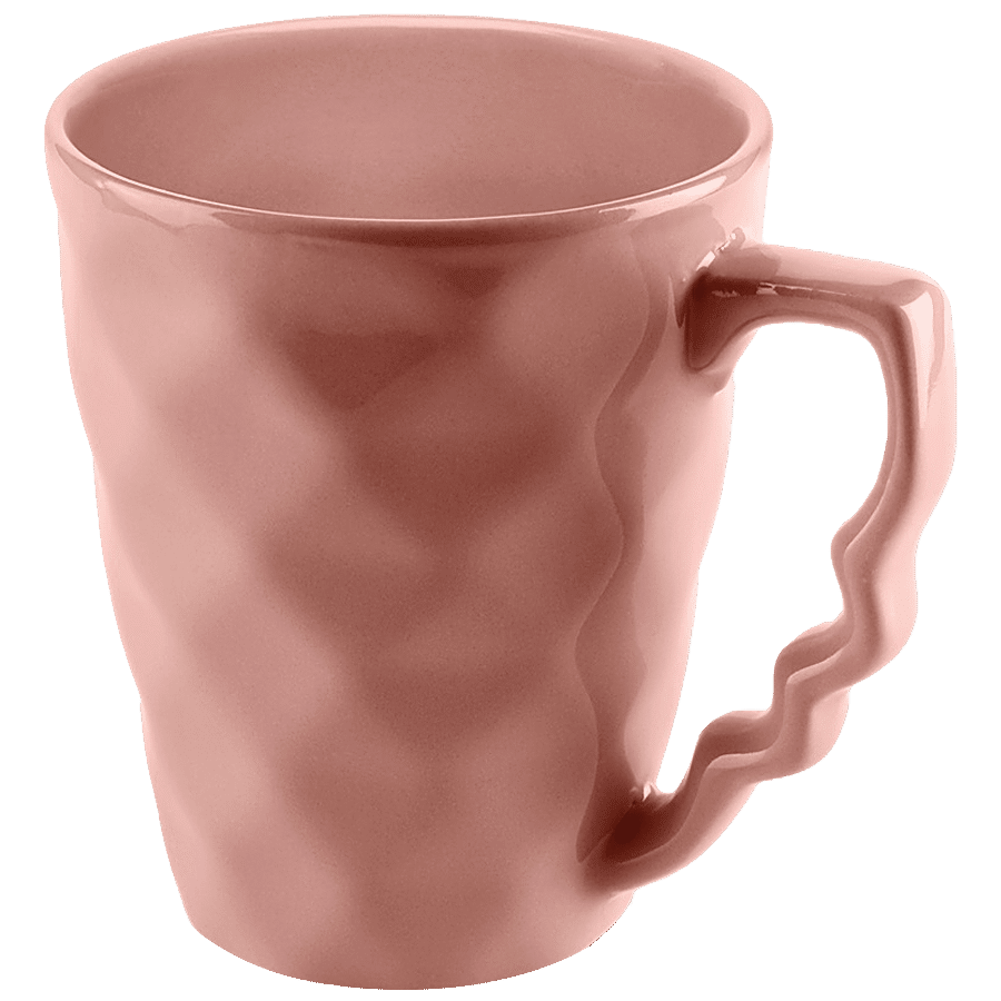 Urban Chef Prism Ceramic Coffee Mug - Peach