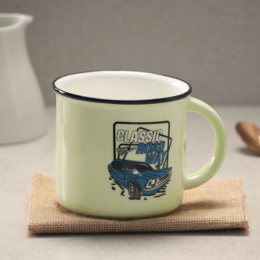 bb home Bone China Tea/ Coffee/ Milk Mug Racer