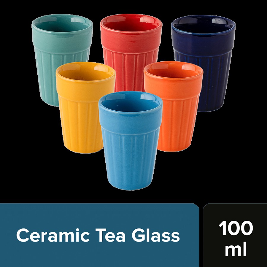 bb home Earth Tea/ Chai Glass Set