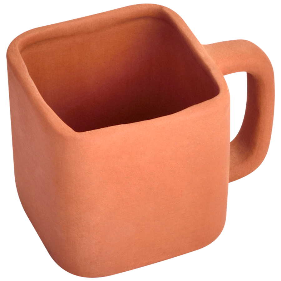 mbc Clay Square Tea Mug - Eco-Friendly