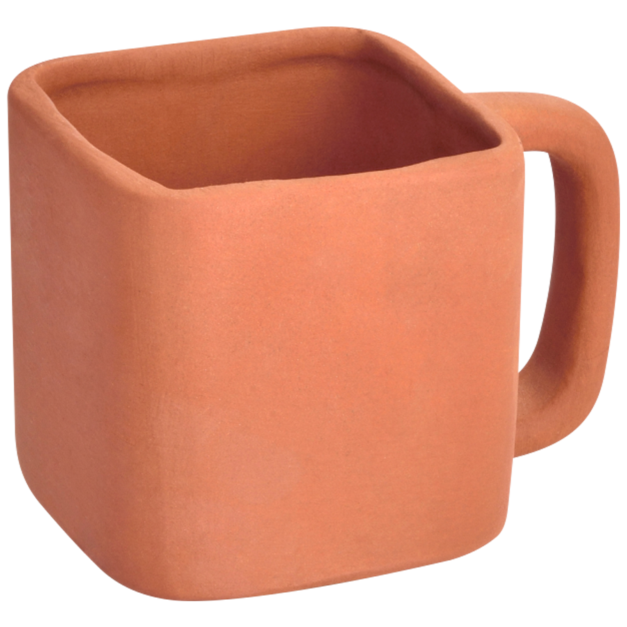 mbc Clay Square Tea Mug - Eco-Friendly