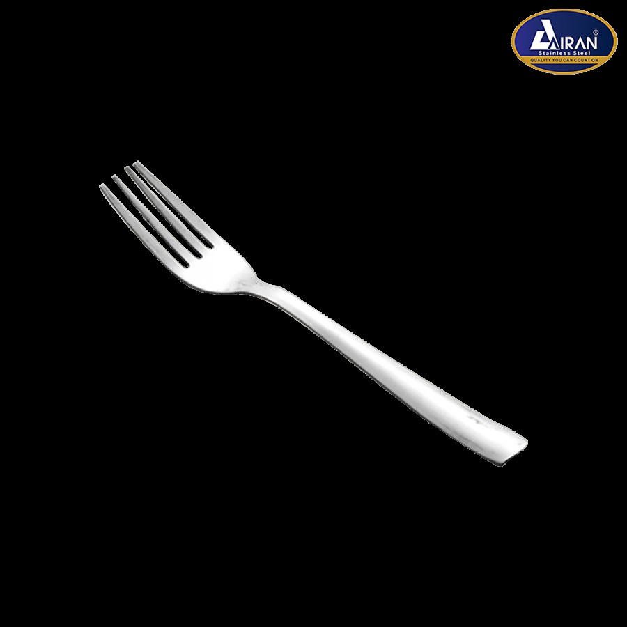 AIRAN Stainless Steel Baby Fork Set - Silver