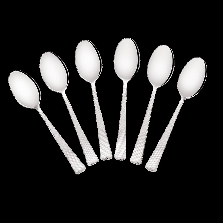 Anjali Stainless Steel Desert Spoon - Sunday Sapphire