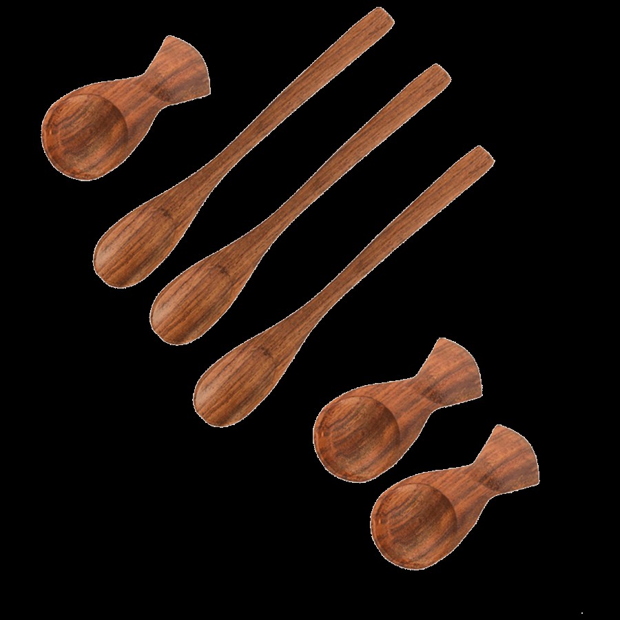 Bamboooz Wooden Spice Spoon Set - Eco Friendly