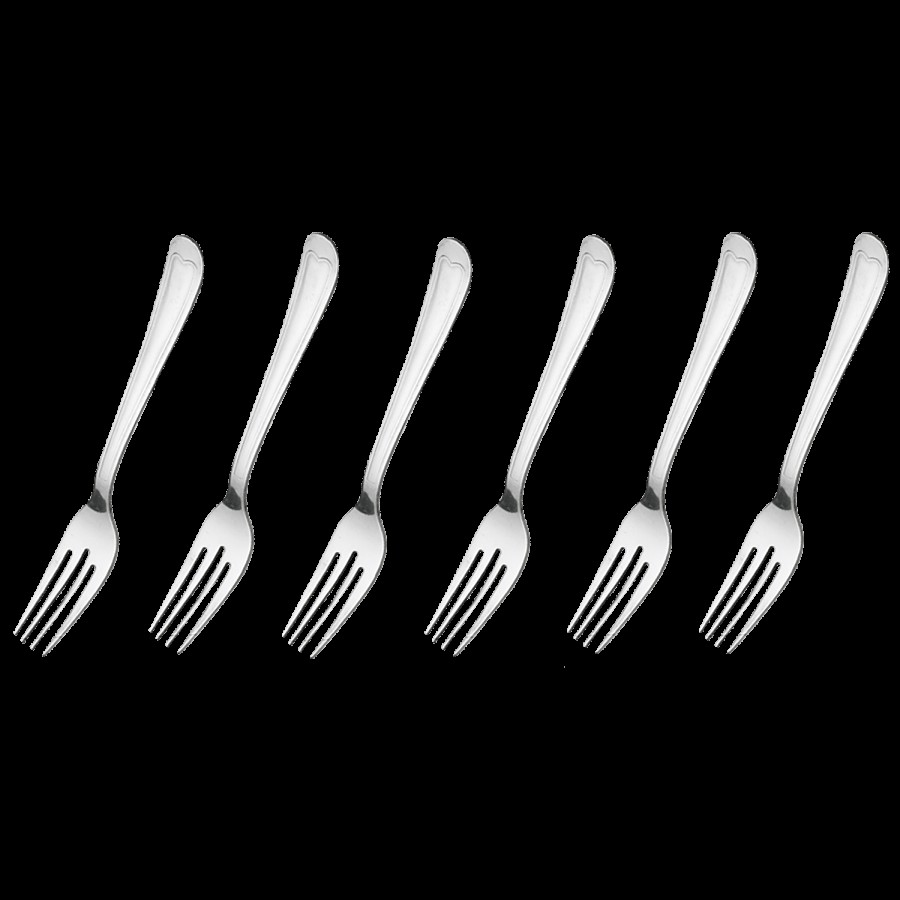 Crystal SS SLEEK DESSERT FORK