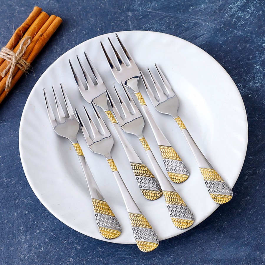 FNS Imperio Stainless Steel - Fruit Fork Set