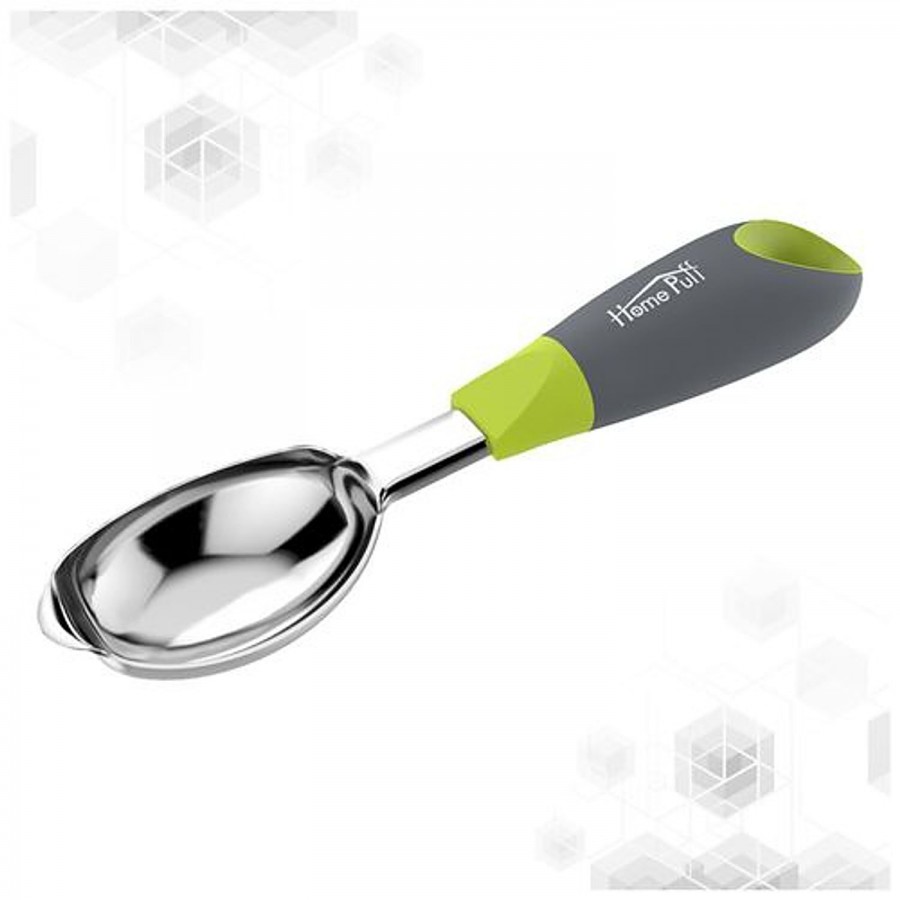 Home Puff Ice Cream Scoop - Stainless Steel With Grip Handle