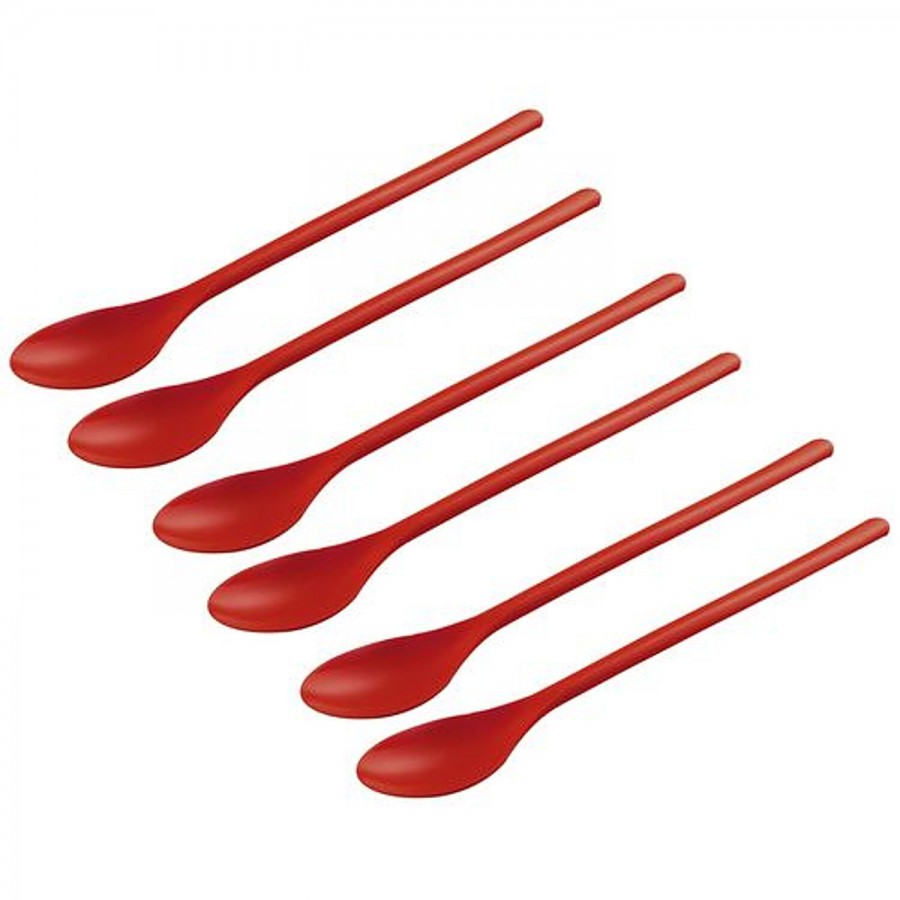 Iveo  100% Melamine Soda Spoon Set - Red