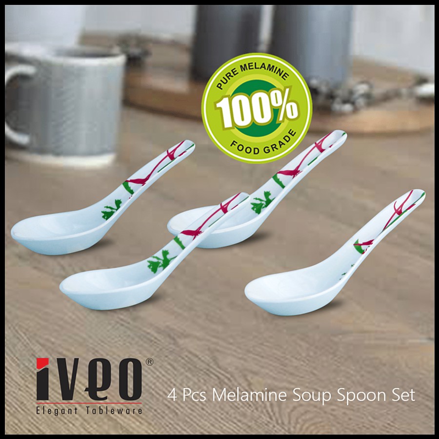 Iveo  100% Melamine Soup Spoon STS Set