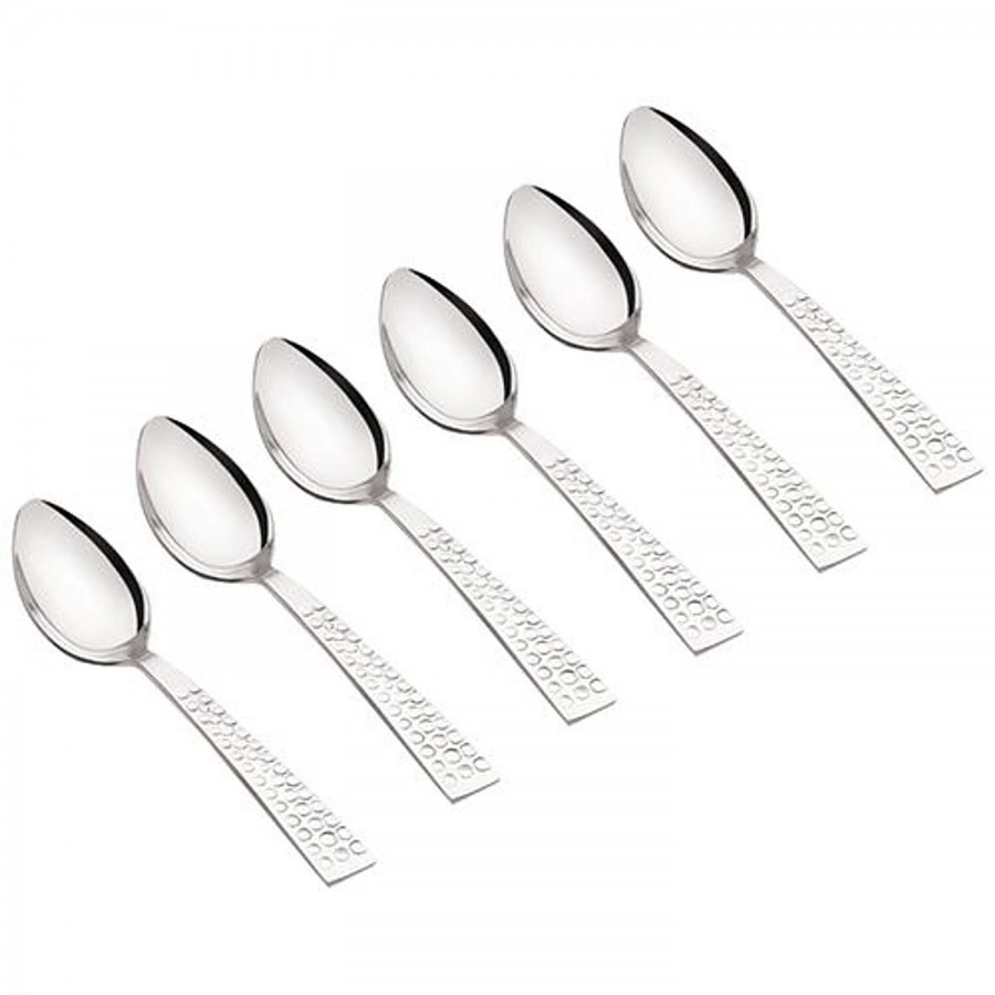 Neelam Stainless Steel Glitter Tea Spoon