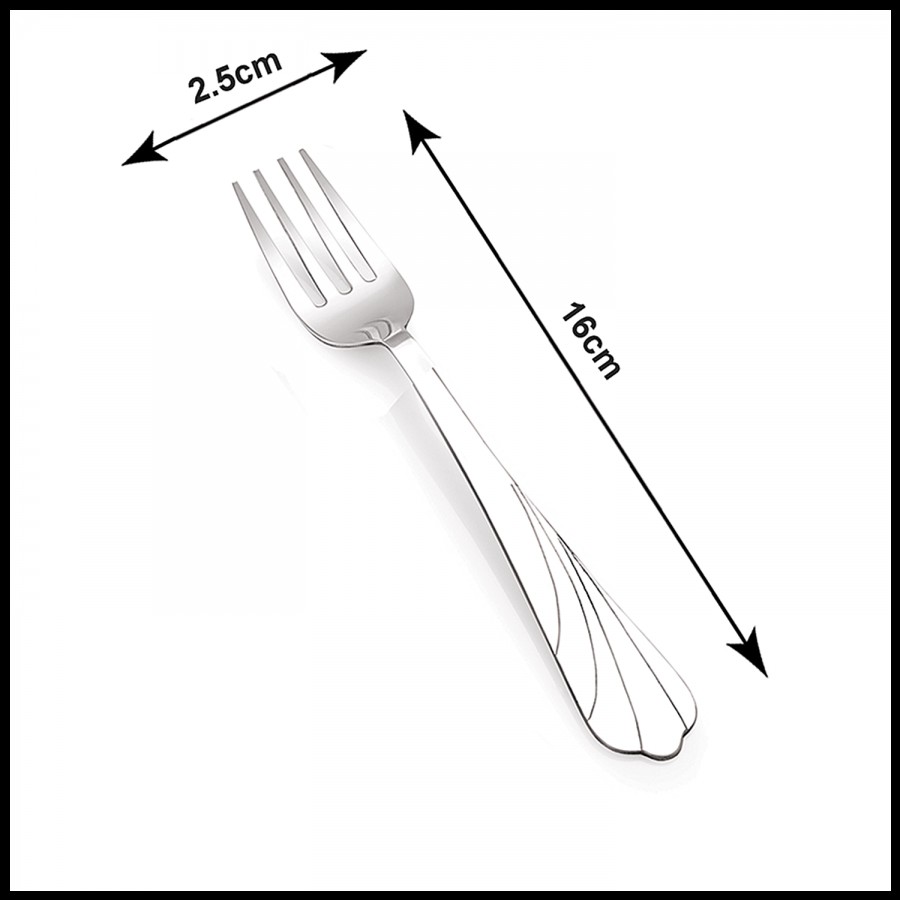 Petals Stainless Steel 16 Cm Master Fork - Flower