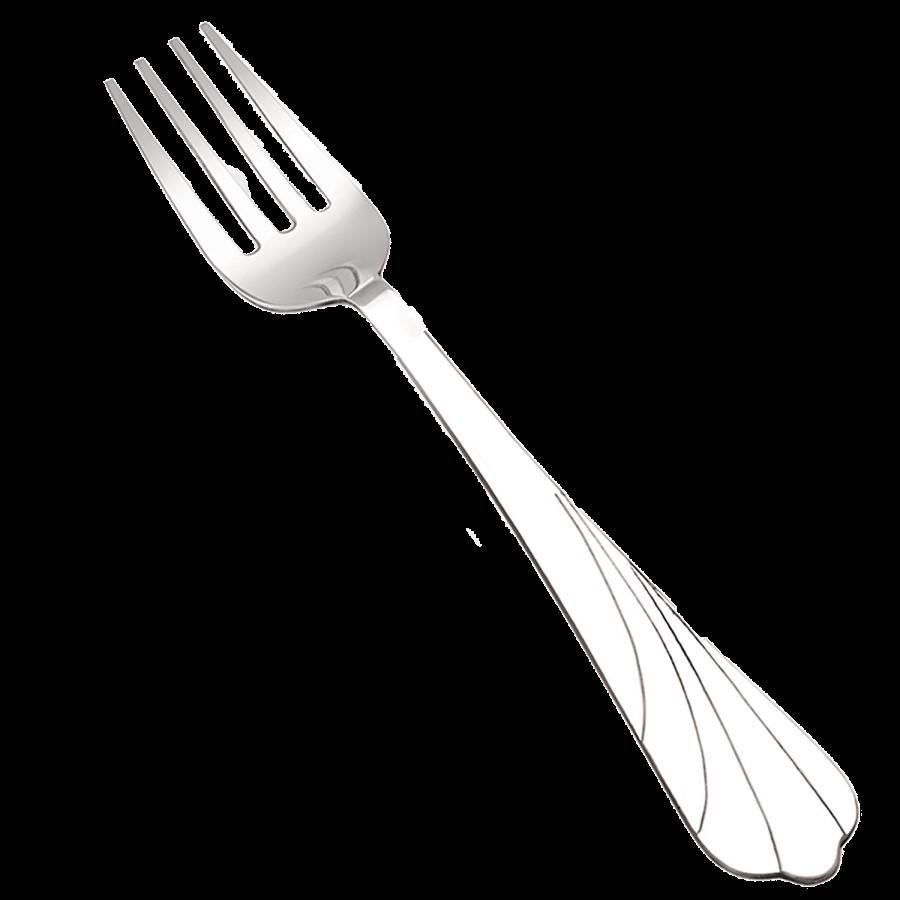 Petals Stainless Steel 18 Cm Dessert Fork - Flower