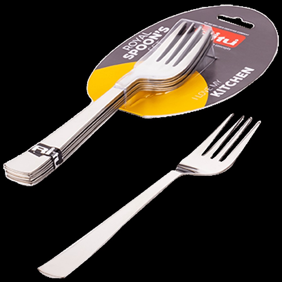 Ritu Stainless Steel Fruit Fork - For Home & Kitchen