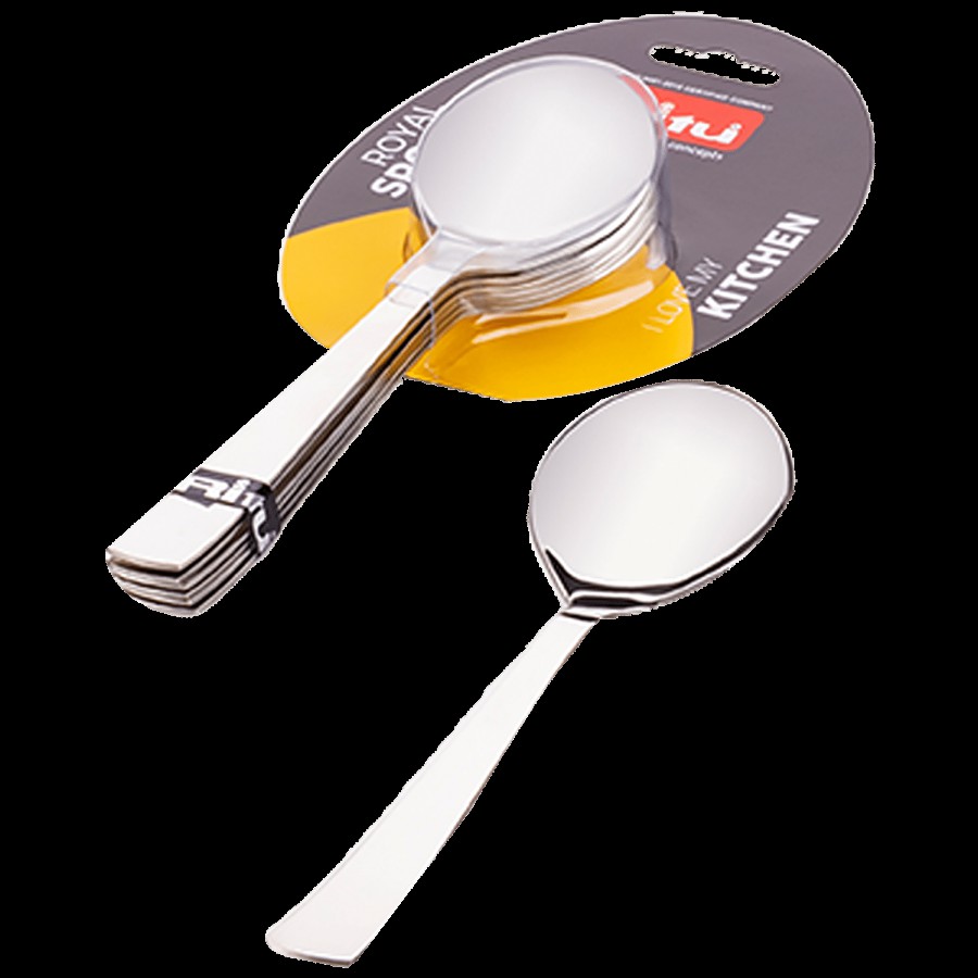 Ritu Stainless Steel Tea Spoon - For Home & Kitchen