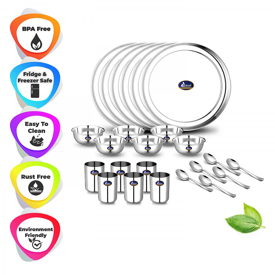 AIRAN Stainless Steel Dinner Set