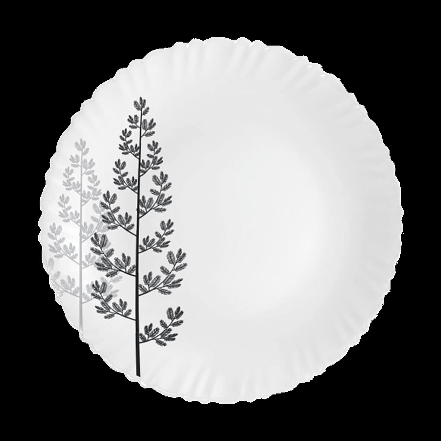 Cello Dazzle Collection Opalware Winter Pine Dinner Set