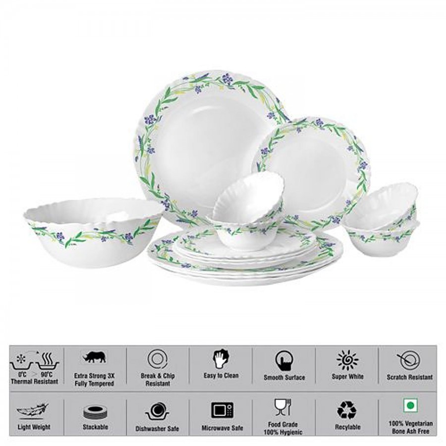 Cello Dinner Set - Opalware