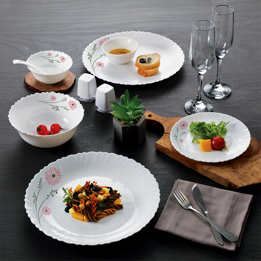 Cello Dinner Set - Opalware