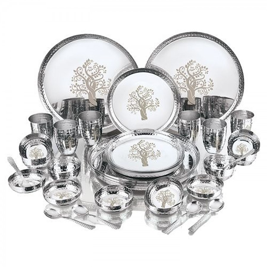 Kitchen Essentials Stainless Steel Dinner Set - Apple Shape