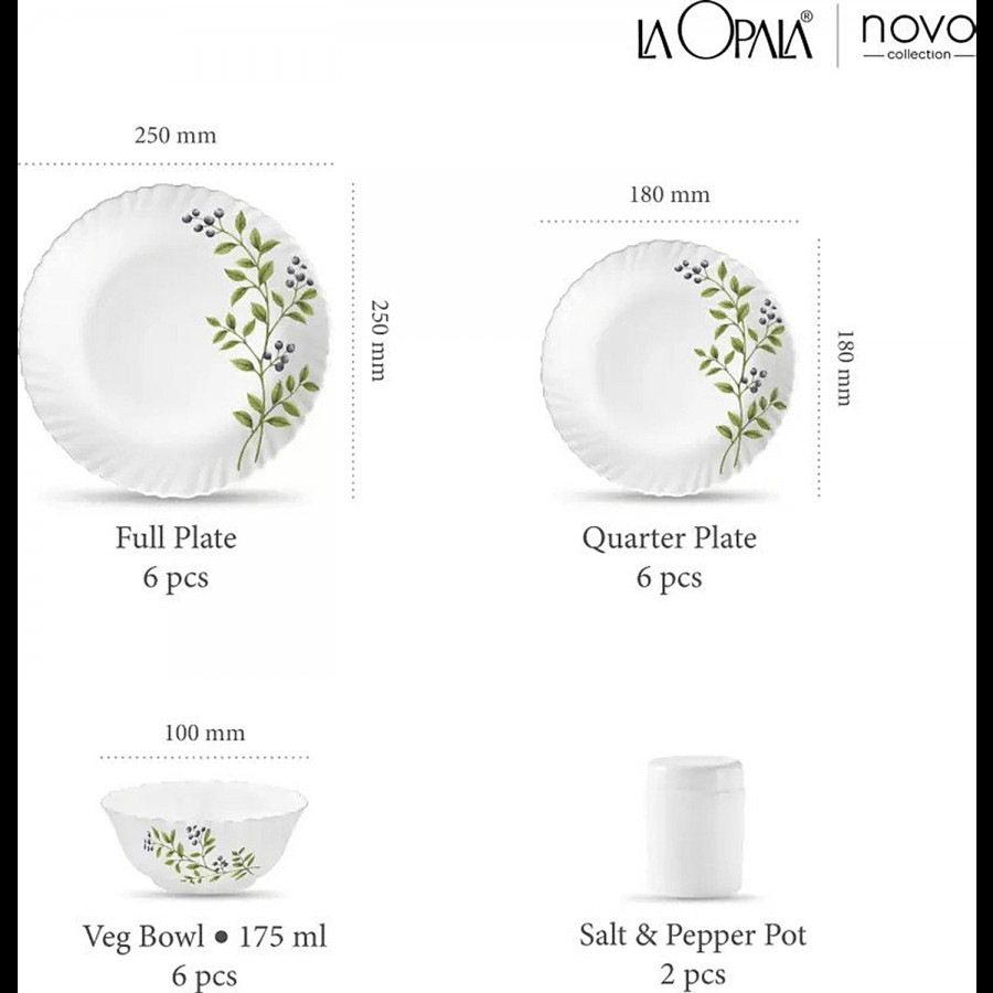 LaOpala Dinner Set - Opalware