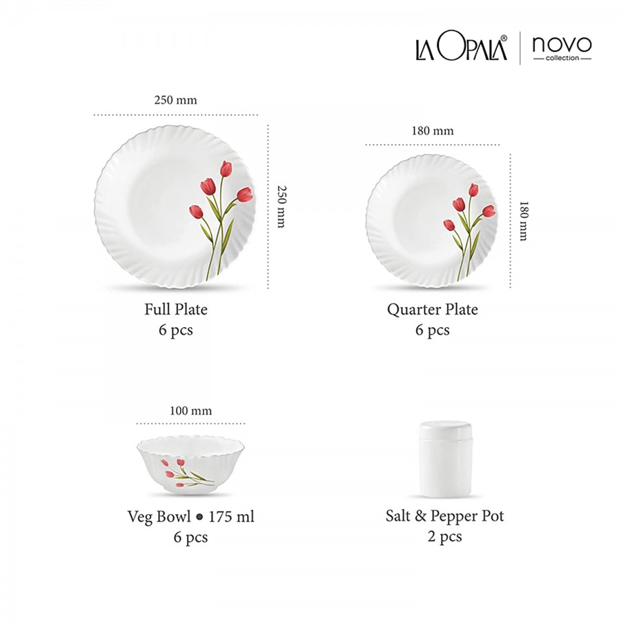 LaOpala Dinner Set - Opalware