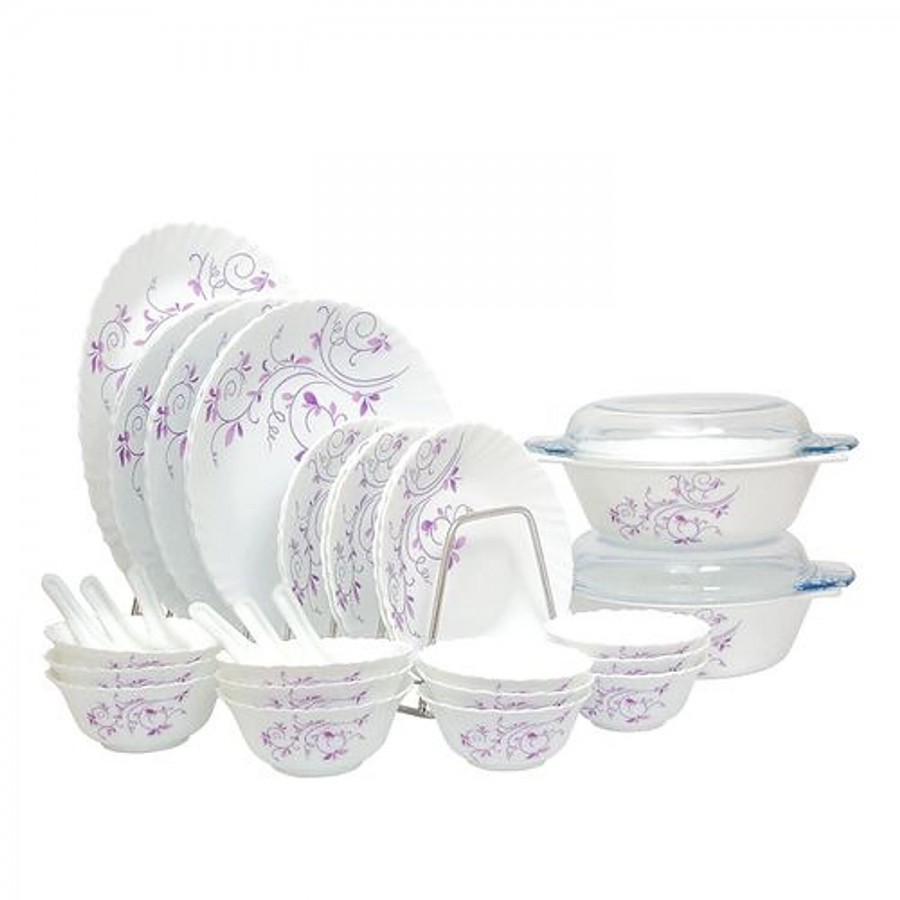 Laopala Diva Opalware Classique Dinner Set - Dazzle Purple