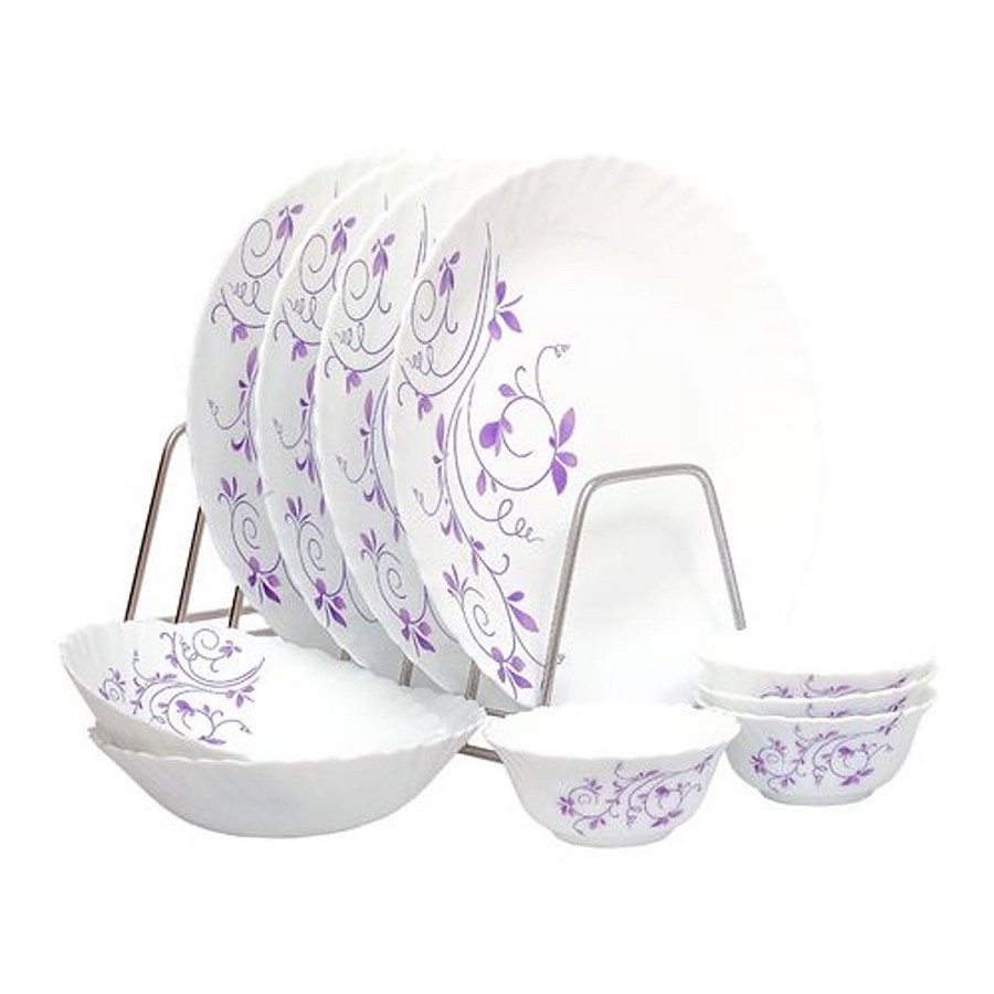 Laopala Diva Opalware Classique Dinner Set - Dazzle Purple