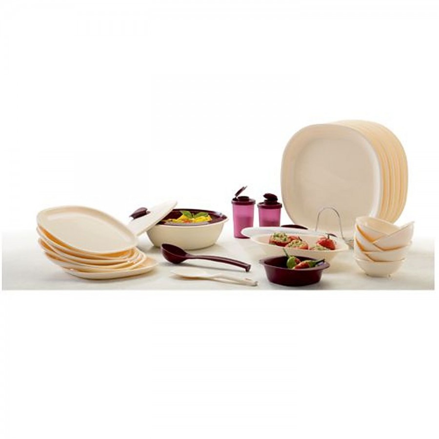 Signoraware Dinner Set Square - White 276