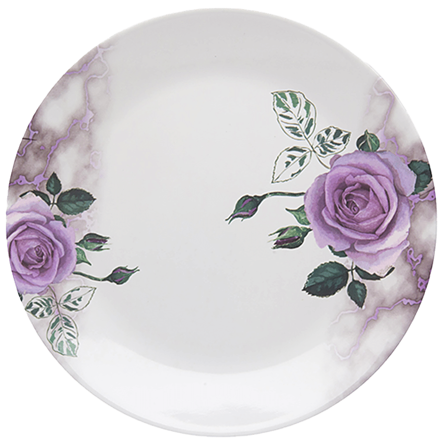 Tibros Smart Series Melamine Dinner Set - Blooming Rose Design