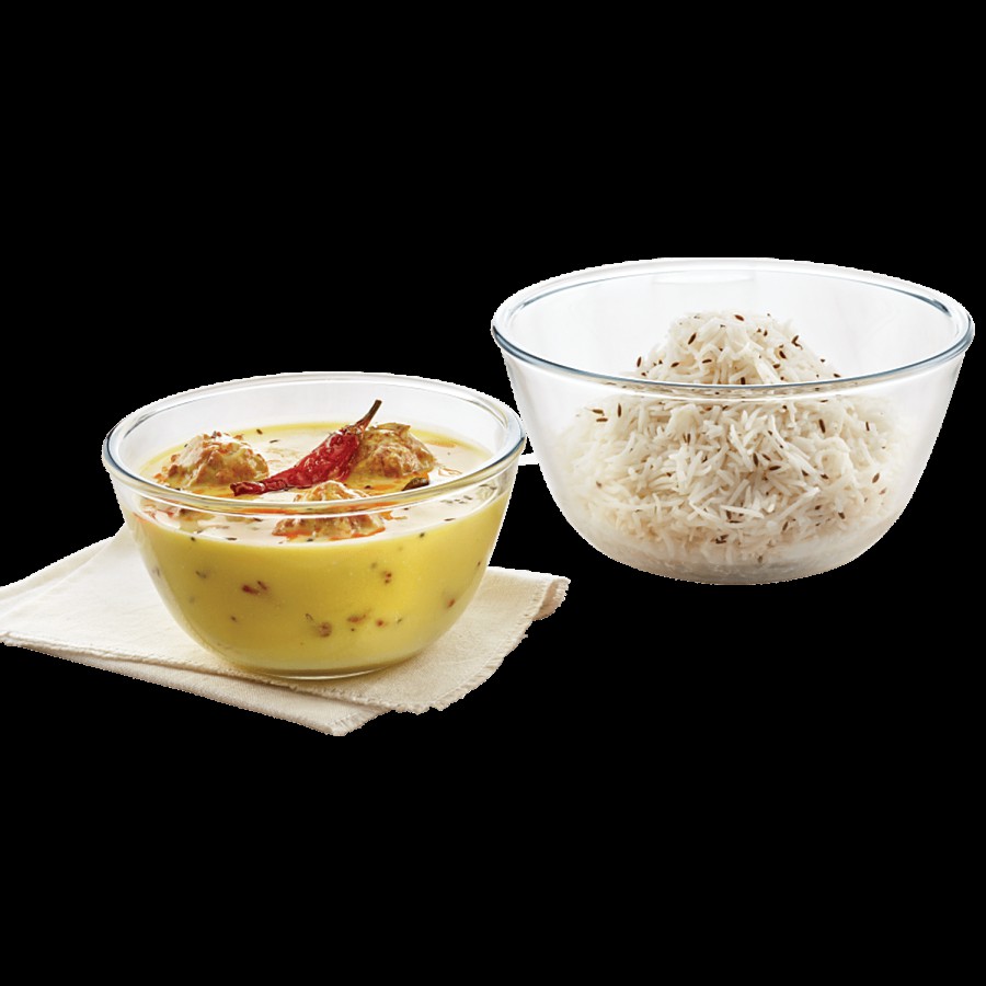 Borosil Borosilicate Select Glass Mixing Bowl - Oven & Microwave Safe