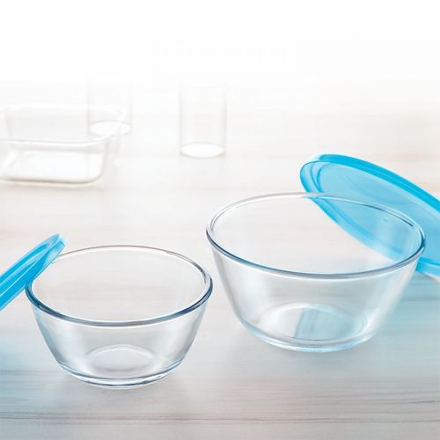 Borosil Borosilicate Select Glass Mixing Bowl With Lid - Oven & Microwave Safe