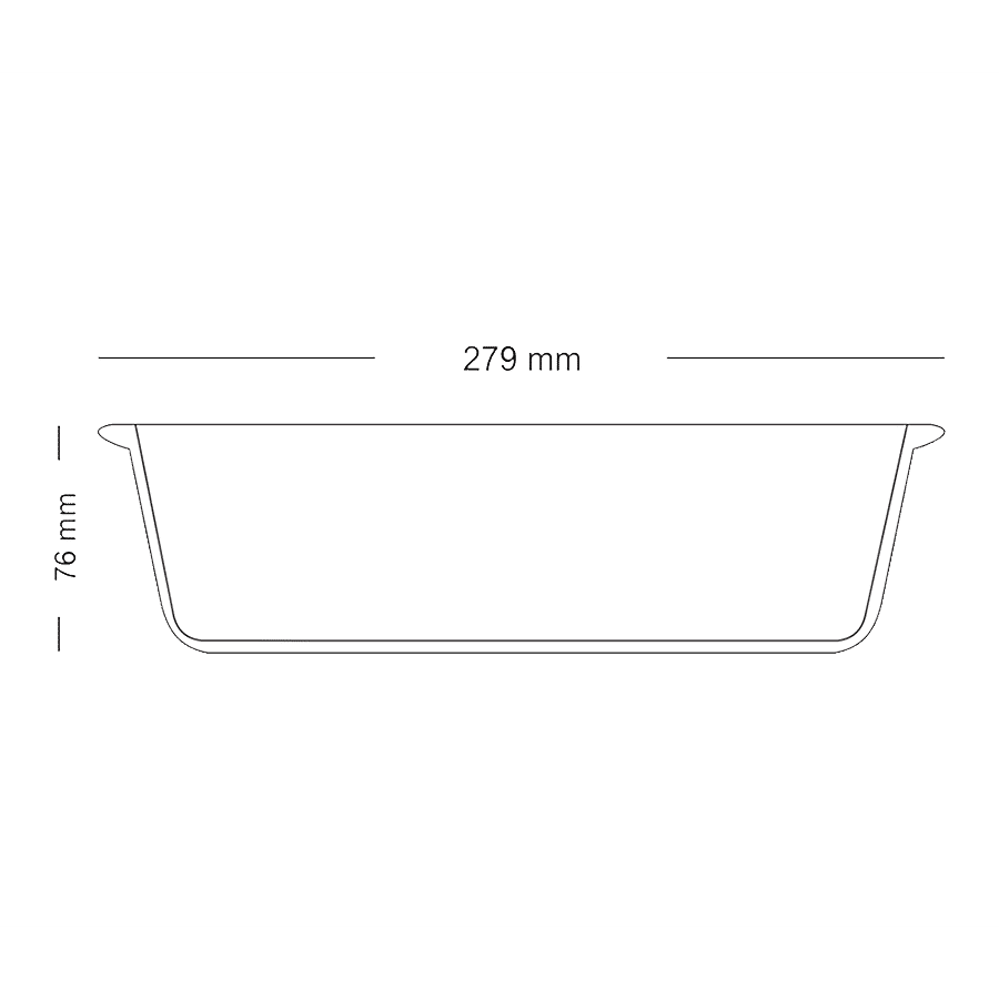 Borosil Loaf Dish Borisilicate Glass -  Clear