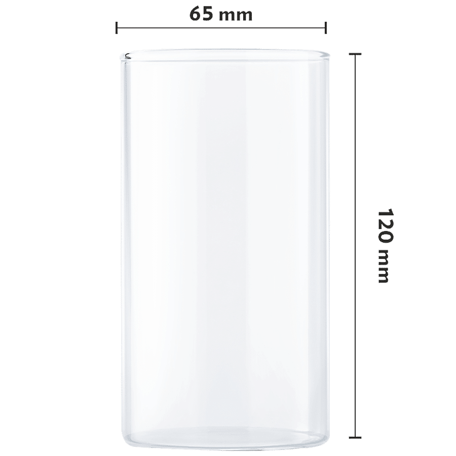 Borosil Vision Glass Set - Transparent