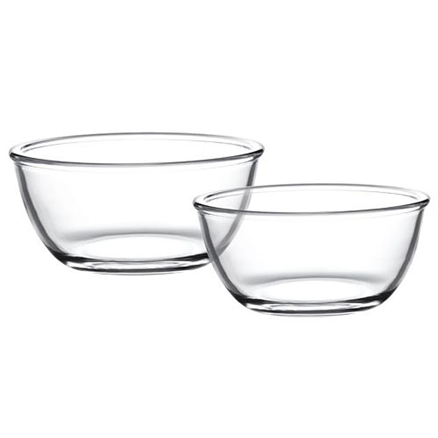 Cello Glass Bowl For Mixing/Serving - Borosilicate