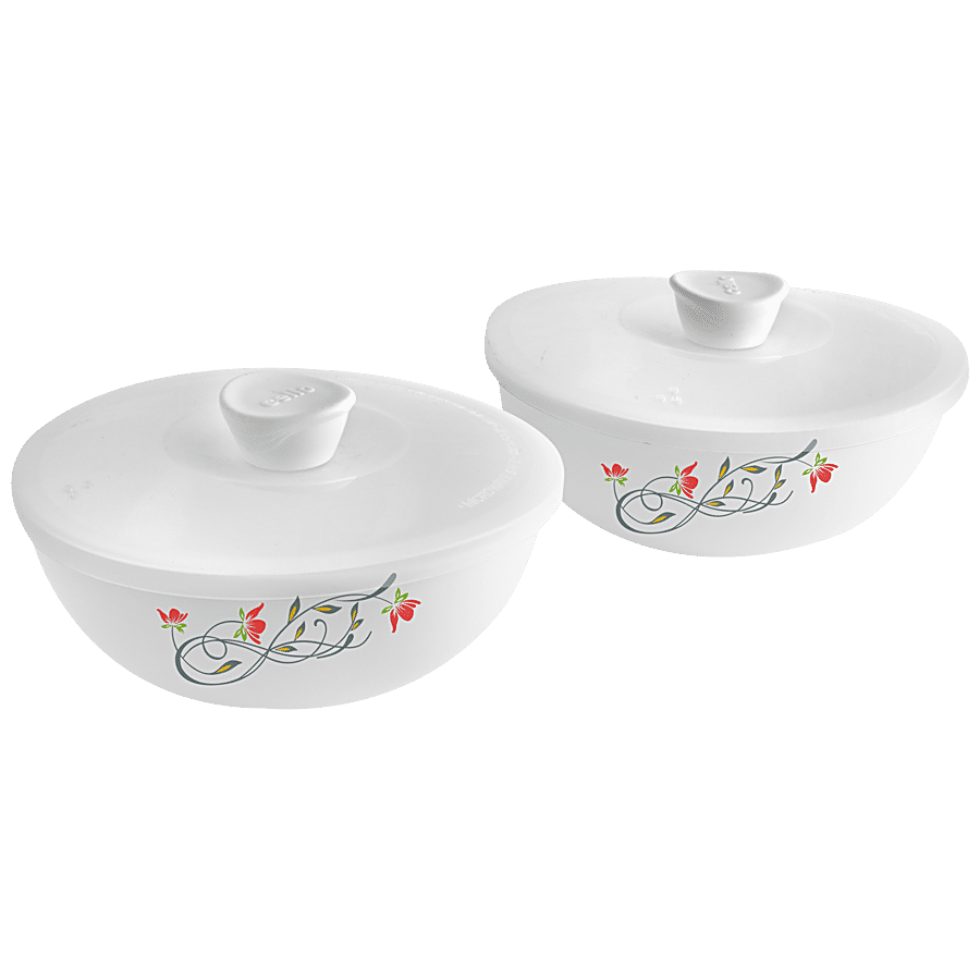 Cello Mixing Bowls Set With Lids - Royale Opalware