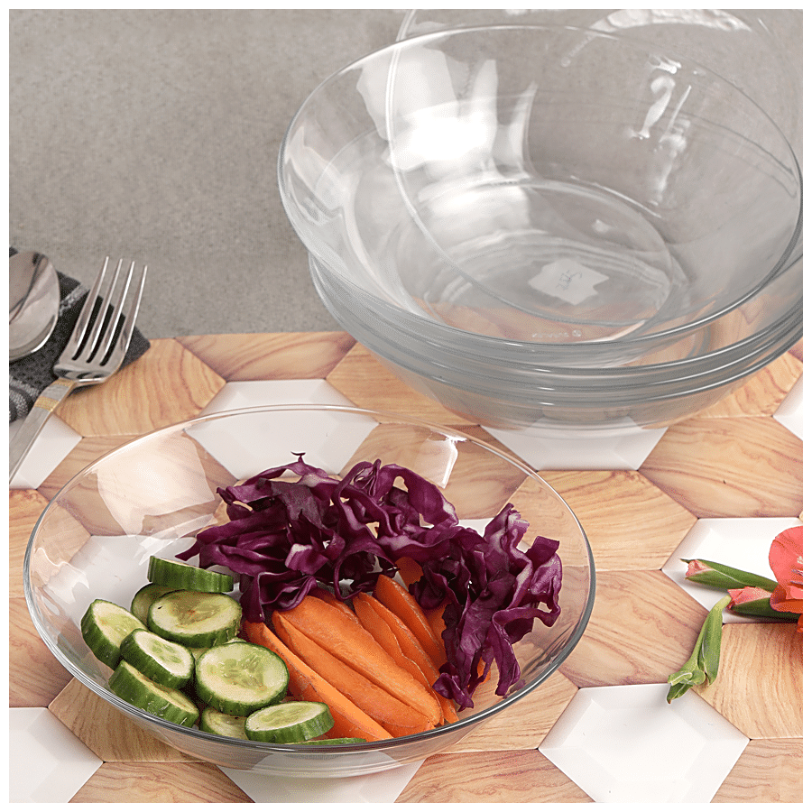 Duralex Lys Clear Calotte Plate Set - Chip Resistant