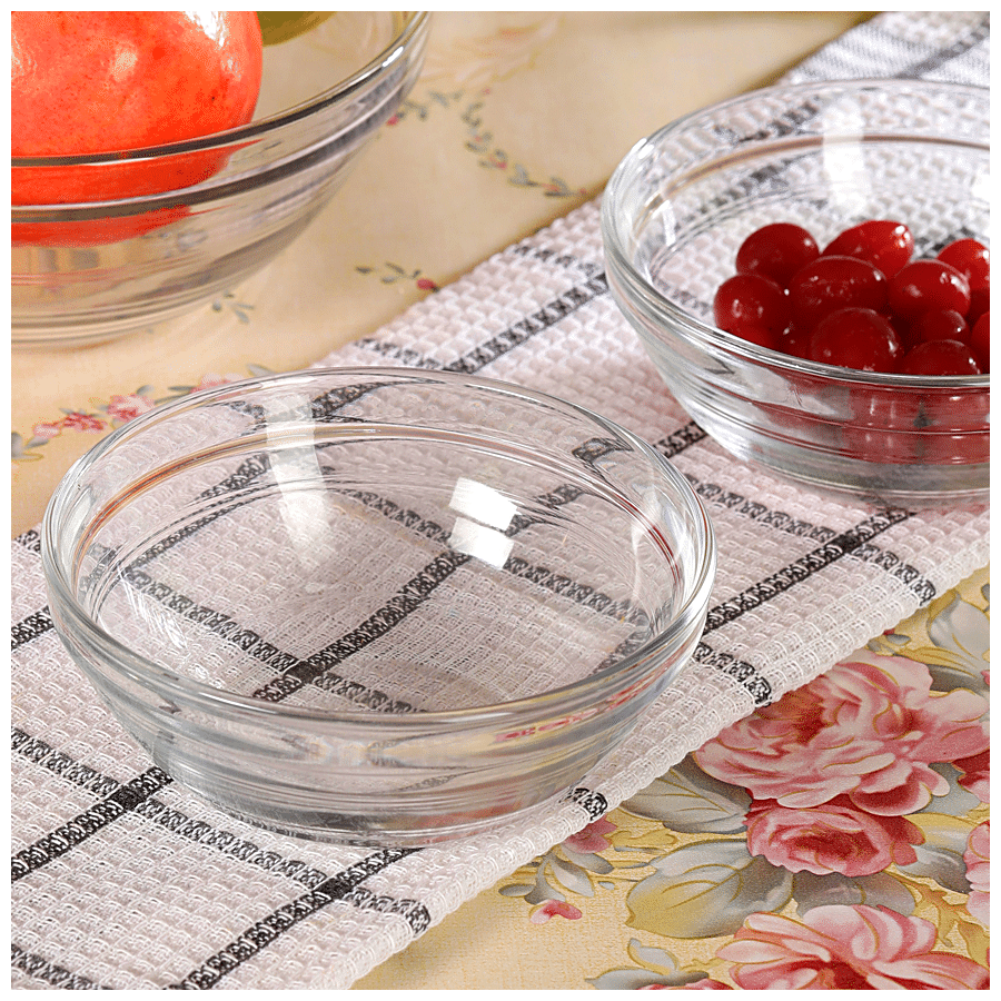 Duralex Lys Clear Stackable Bowl - Microwave & Dishwasher Safe