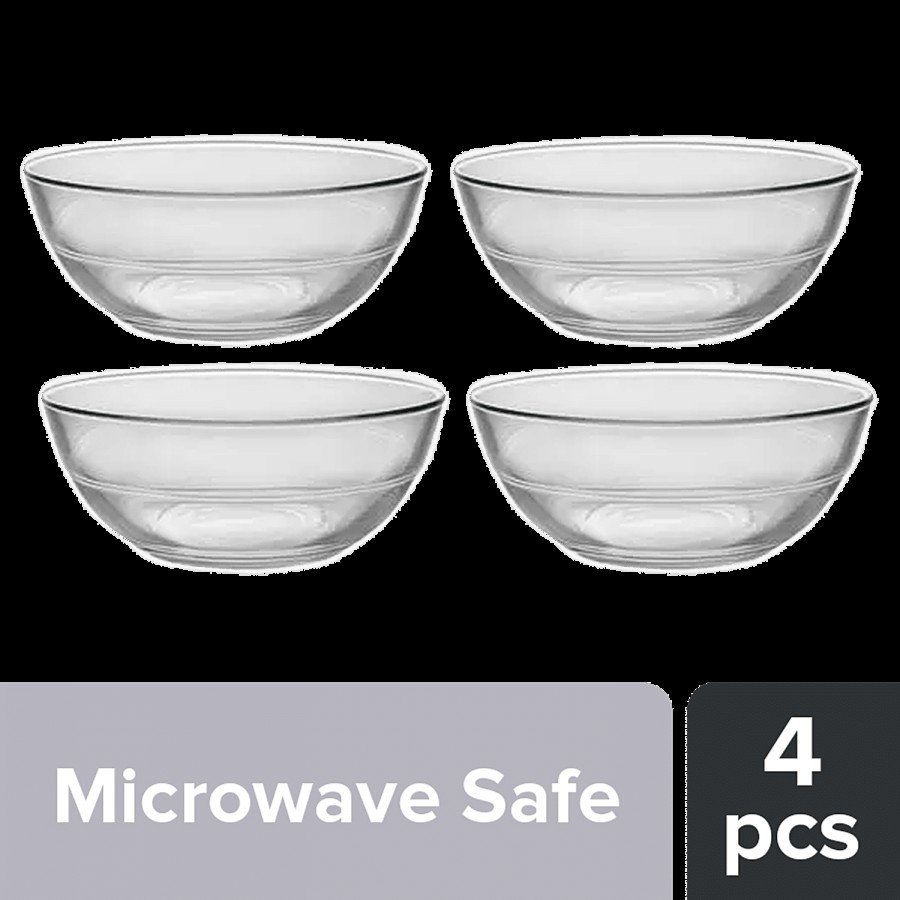 Duralex Lys Clear Stackable Bowl - Microwave & Dishwasher Safe