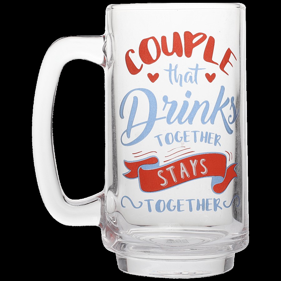 Ek Do Dhai Couple That Drink Together Beer Mug