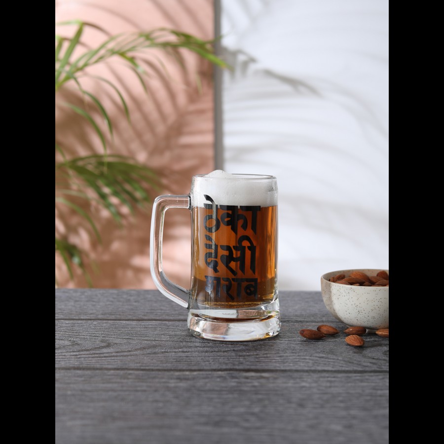 Ek Do Dhai Theka Desi Sharab Beer Mug