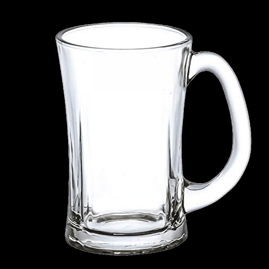 Femora Beera Glass Beer Mug - Transparent