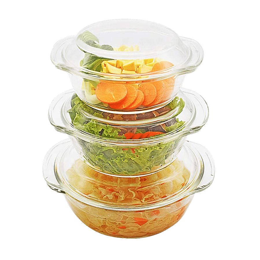 Femora Borosilicate Glass Casserole - Multipurpose