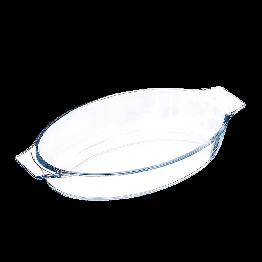 Femora Borosilicate Glass Dish - Clear